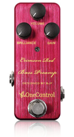 One Control Crimson Red Bass Preamp