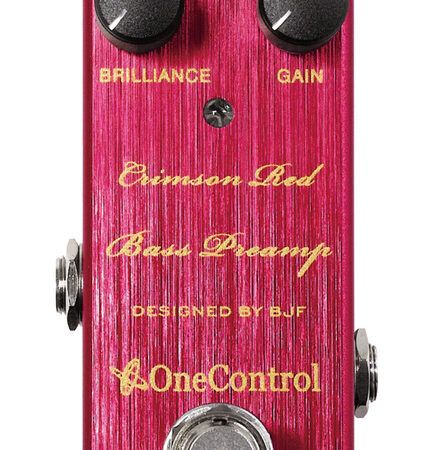 One Control Crimson Red Bass Preamp
