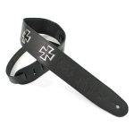 Гитарный ремень Lemmy Kilmister White Cross