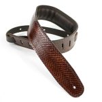 Гитарный ремень DSL Snakeskin Brown
