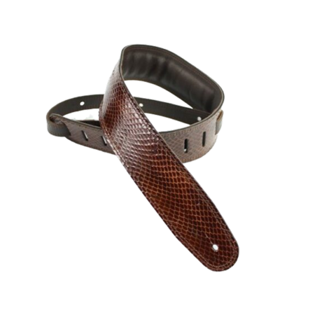 Гитарный ремень DSL Snakeskin Brown