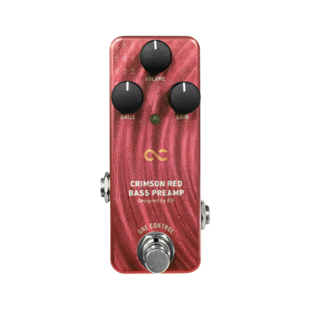 One Control Crimson Red Bass Preamp