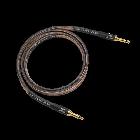 Oval 12 speaker cable 1m mono plug straight