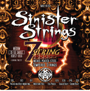Струны для электрогитары 7-струнной Kerly Sinister Strings 10-56